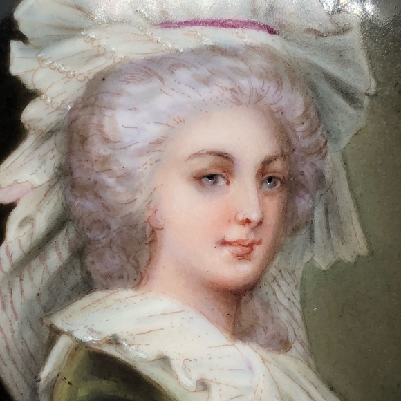 Antique French Miniature Painting 1800’s - Picture 4 of 6